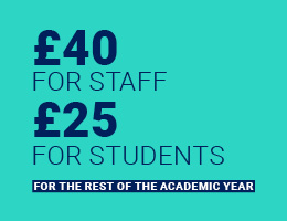 £40 for staff and £25 for student gym memberships for the rest of the academic year